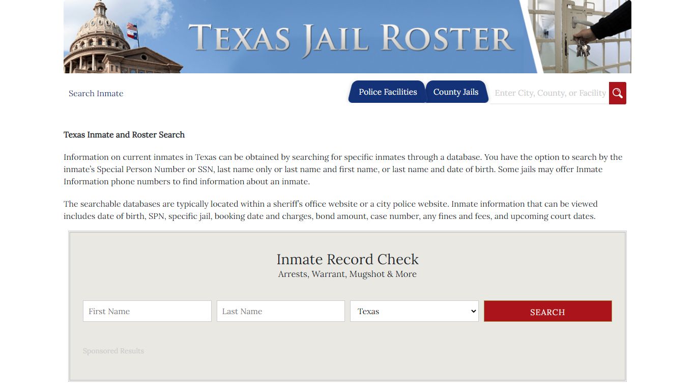 Navarro County Jail Inmates | Jail Roster Search